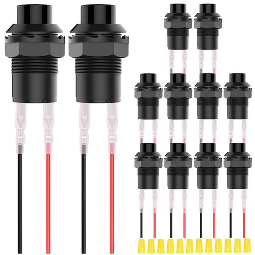 12pcs 12mm black - 12pcs, mini